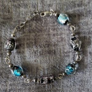 Gorgeous Italian Glass Beaded Bracelet